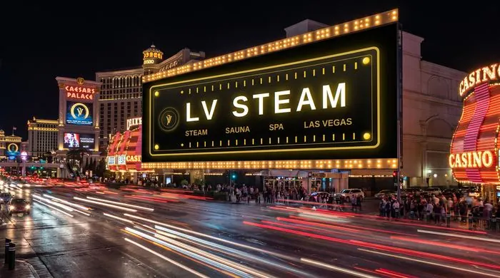 LV Steam billboard